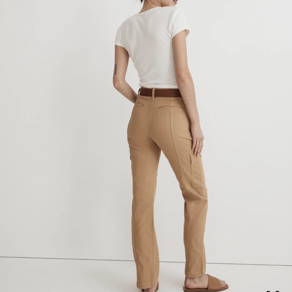 Madewell 90's Straight Tan Cargo Pants Sz.27 - Picture 4 of 12